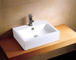 lavabo da appoggio in ceramica 610x440x145 - Edil Casa | Arredo bagno Termoarredi, Design di interni